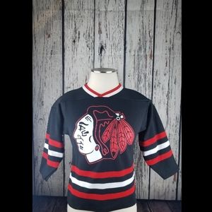 Athletic Knit Chicago Blackhawks Youth Jersey (SM)